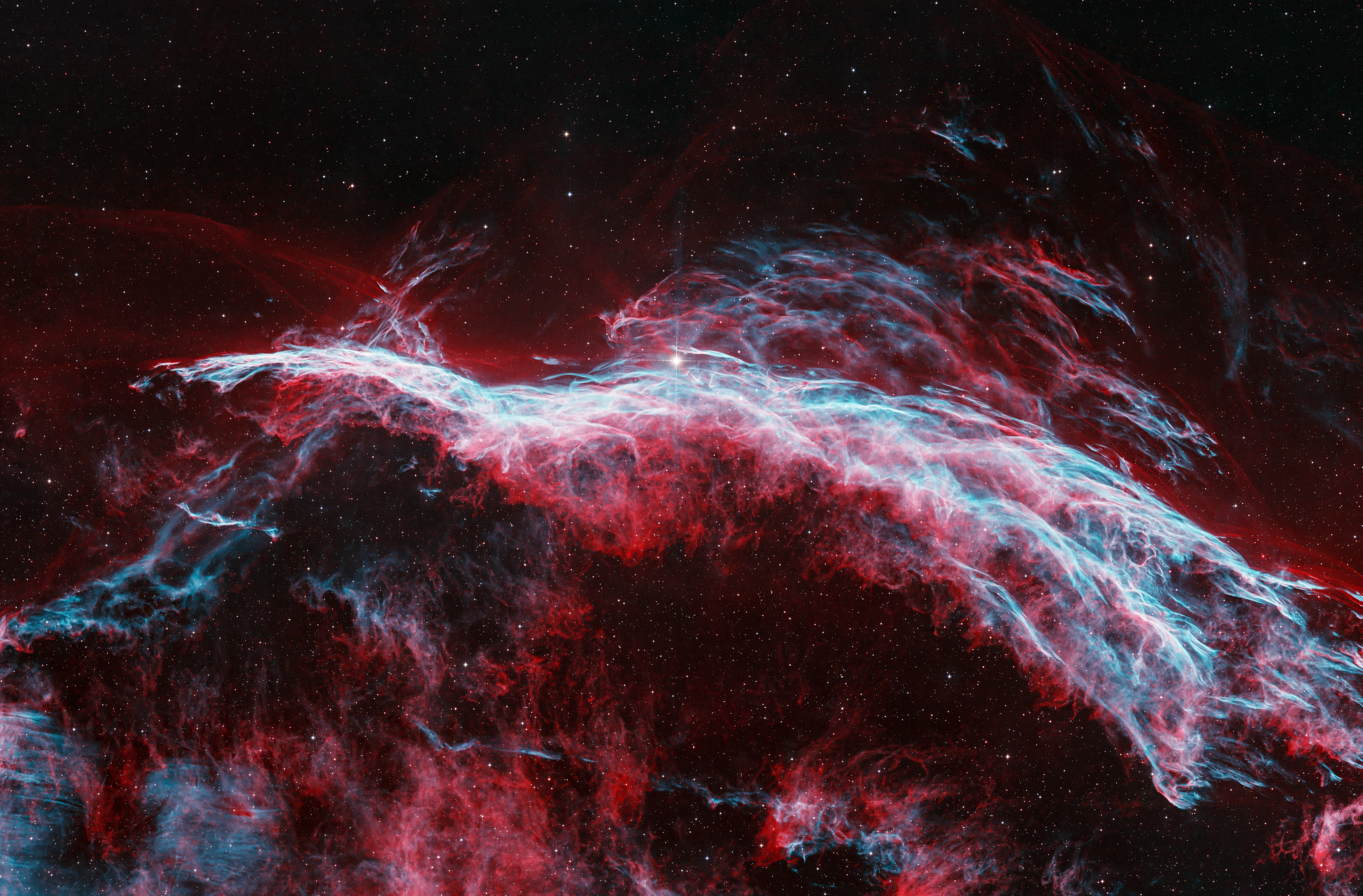 Astrophotograph of NGC 6960 by Carter Thorbecke.