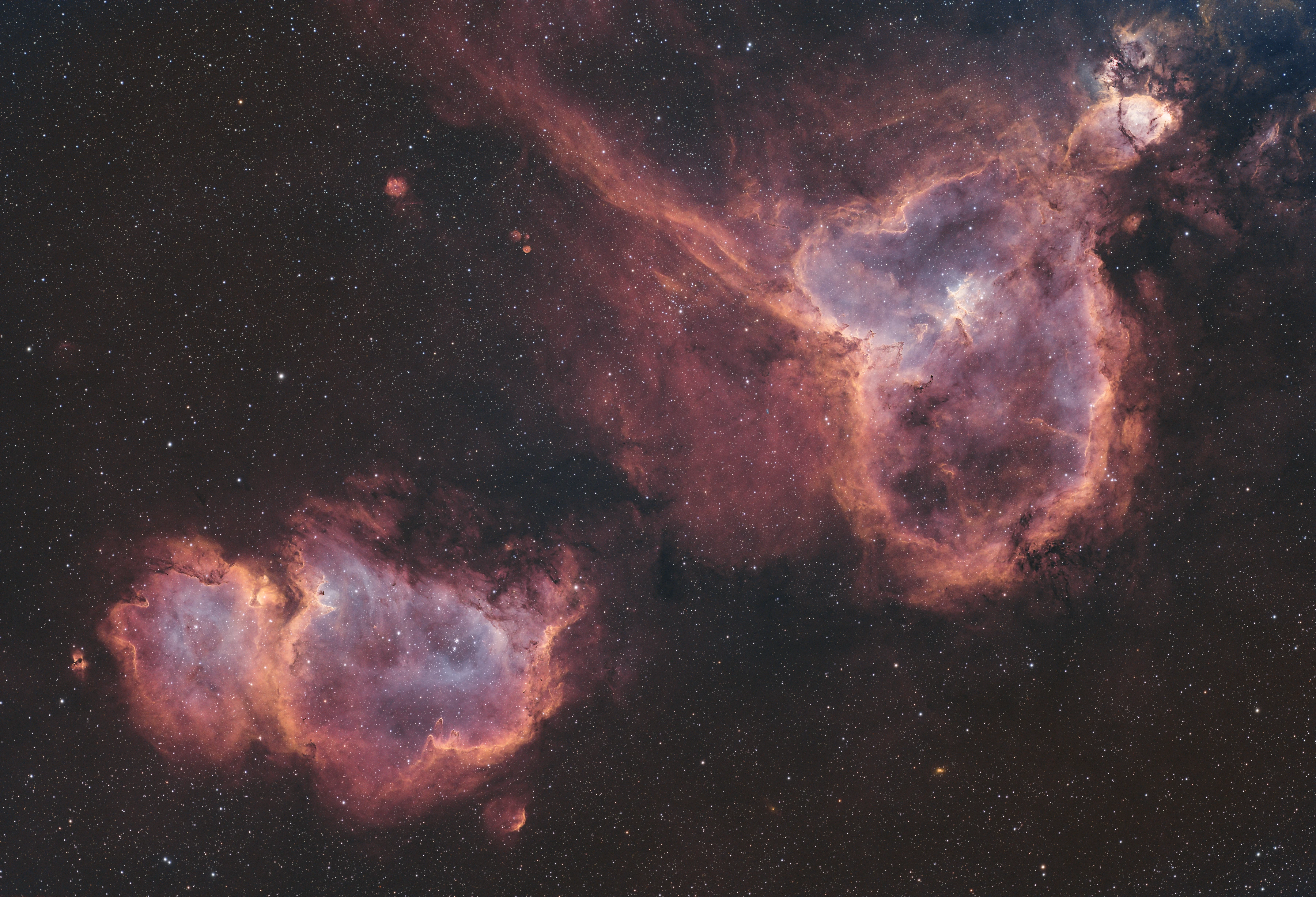 Astrophotograph of Heart And Soul by Hudson Reynolds.
