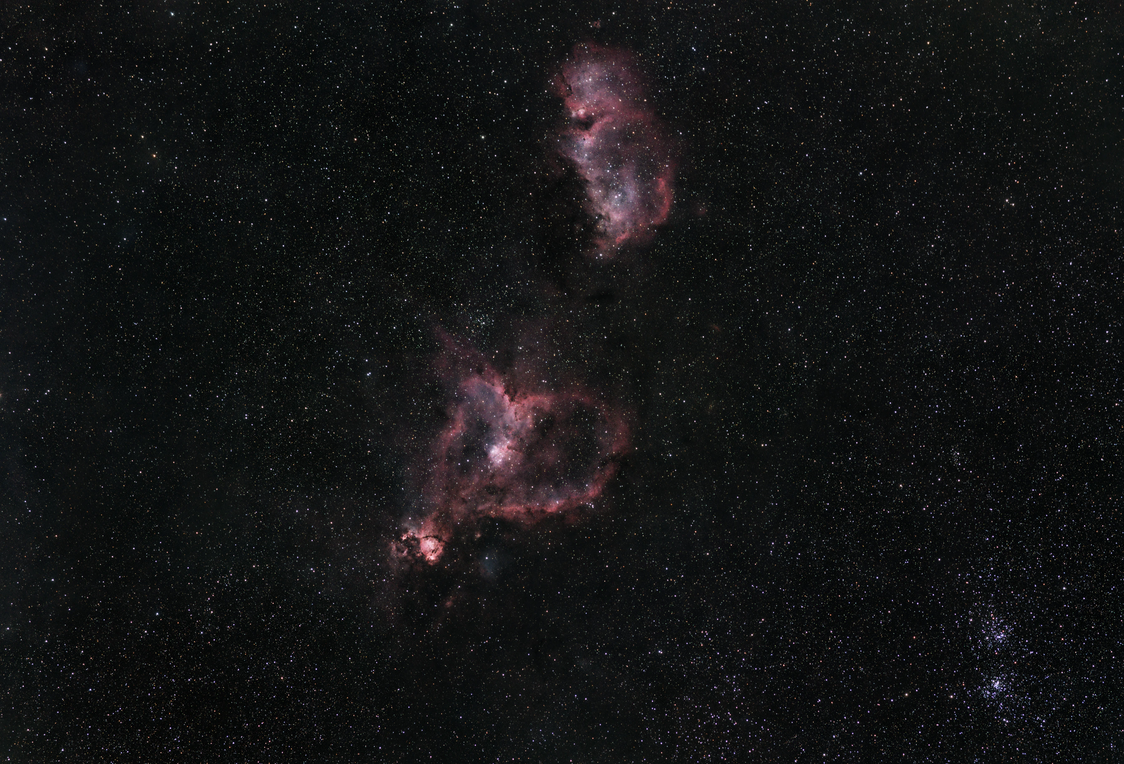 Astrophotograph of Heart Nebula by Seth Parcell.
