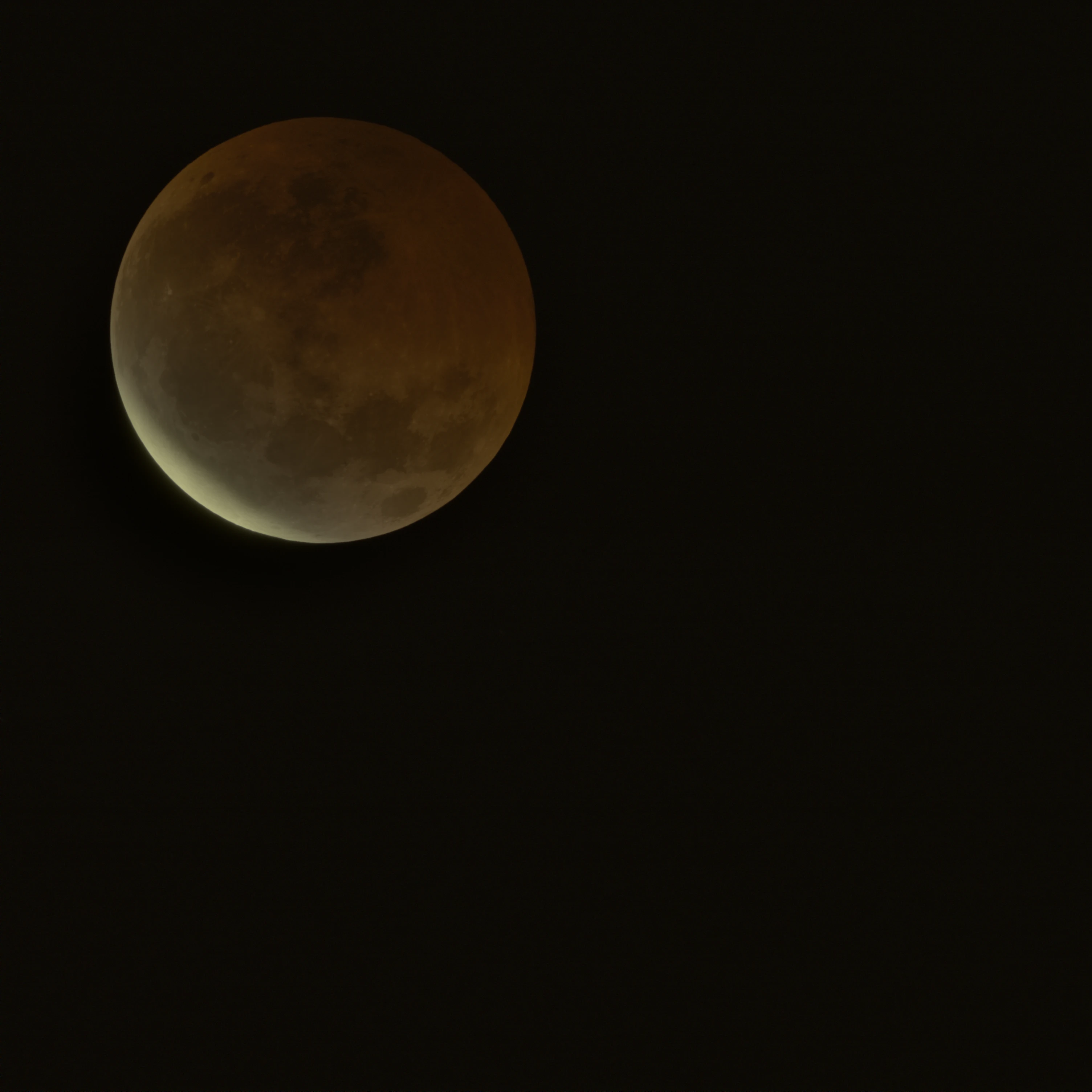 Astrophotograph of Lunar Eclipse Peak by Selen Serdar.